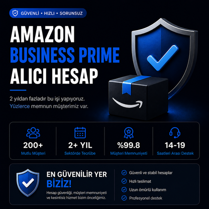 1 Yıllık Business Prime Alıcı Hesap Hizmeti